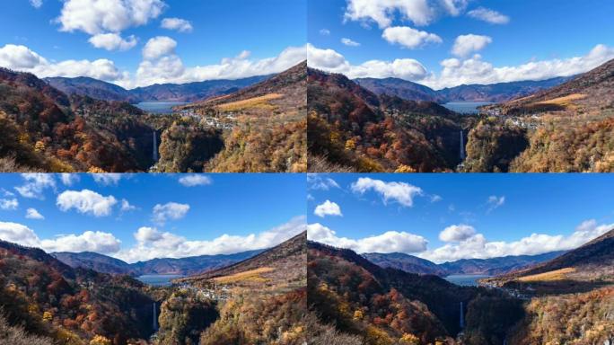 Akechidaira高原观测区中禅寺湖缩小日光，日本