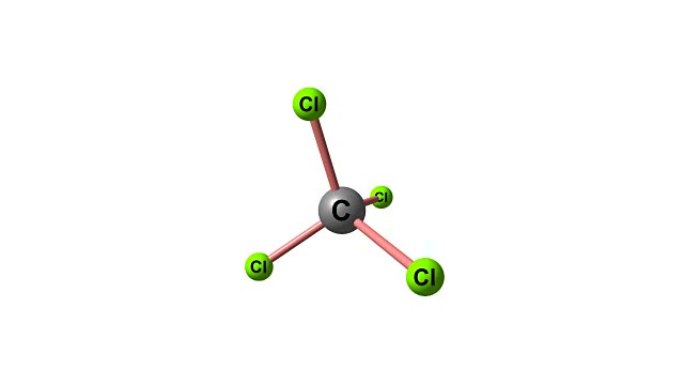 旋转甲烷分子