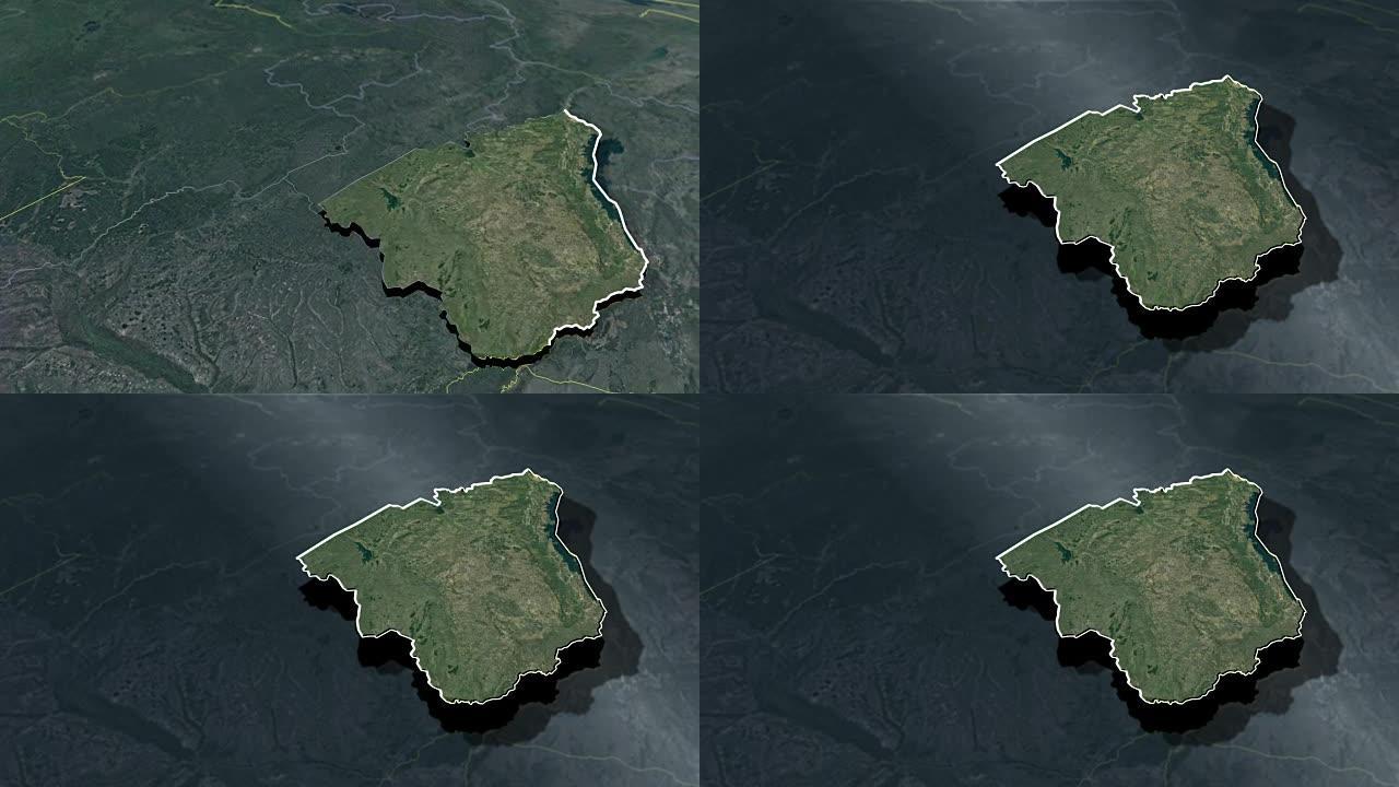 南赞比亚省-动画地图