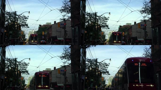 多伦多市市区的缆车