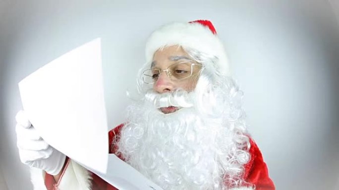 鱼眼圣诞老人阅读信