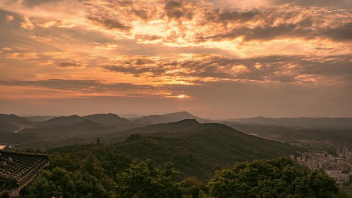 高榜山日落