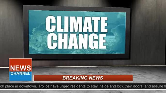 新闻广播标题系列-气候变化图