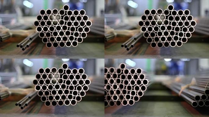 不锈钢管是工厂轧制金属的成品。