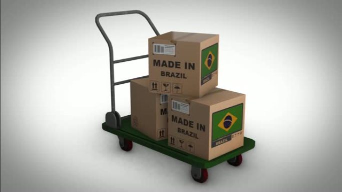 巴西制造带箱子旋转的马车