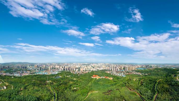 吴王山  晋城  延时  风景  城市