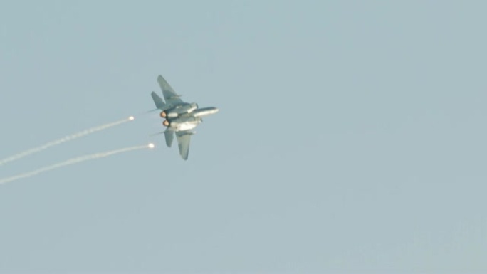 以色列空军在一次混战训练中F-15战斗机