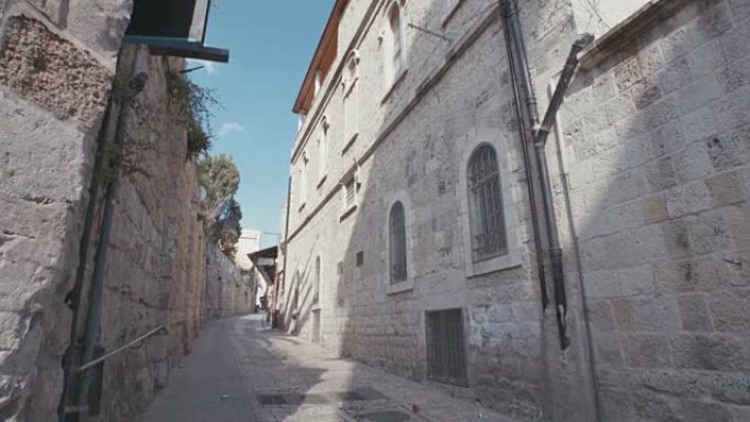 耶路撒冷老城的Via Dolorosa