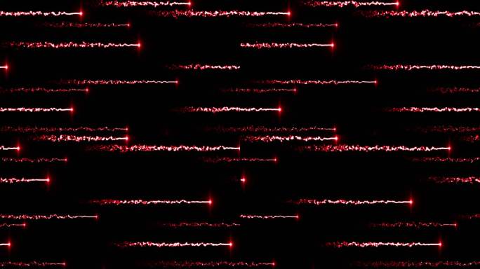 红色粒子左向右视频-循环