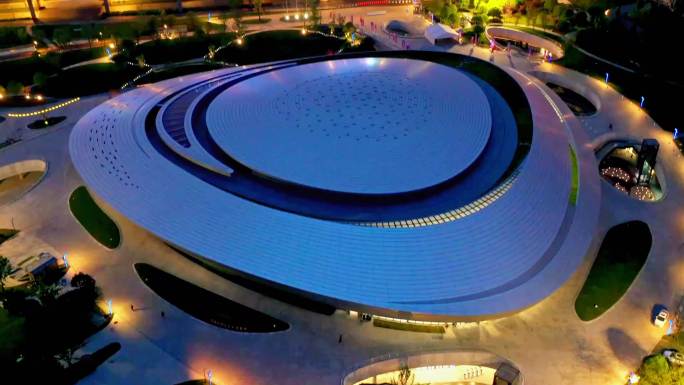 原创4K高清杭州亚运电竞中心亚运场馆建设