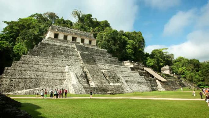 墨西哥帕伦克玛雅金字塔