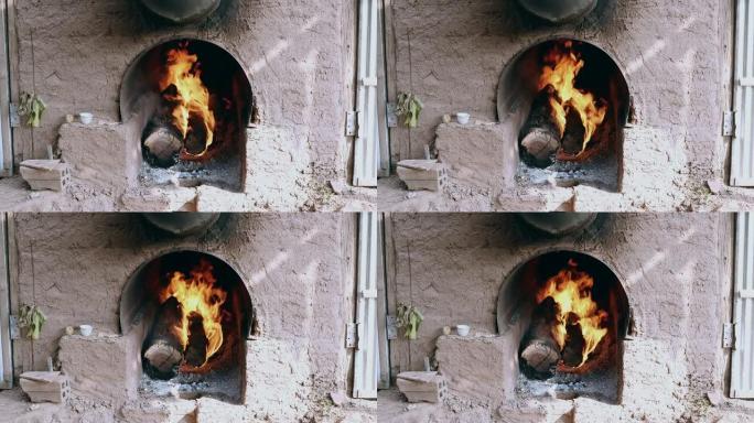 关闭谷仓内的壁炉，以烘烤烟叶。