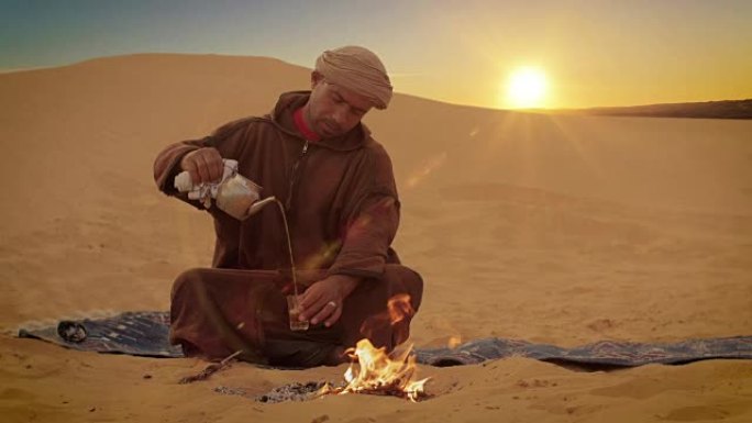 沙漠中的茶