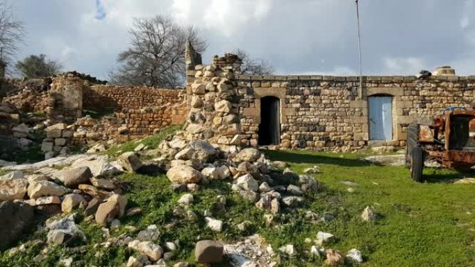 Abondoned ghost town houses，土耳其基利斯小村庄，靠近叙利亚边境。