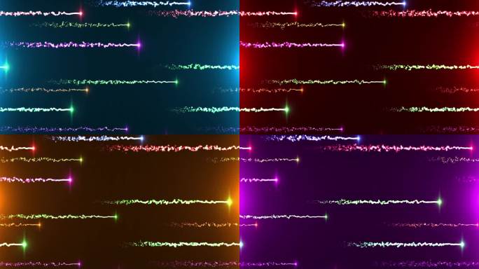多颜色彩色粒子下落视视频-循环3