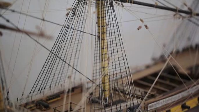 仿古木制微型玩具复制模型战争海军帆船