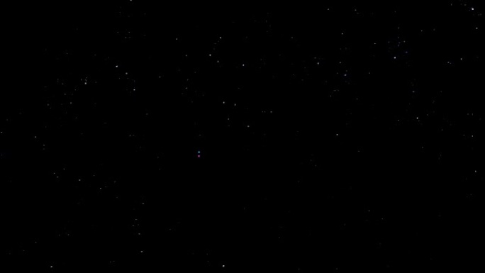 繁星点点的夜空上的Ufo灯