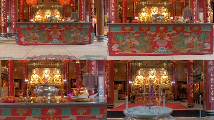 中国新年快乐寺庙
