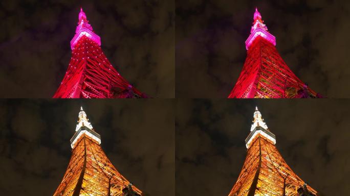 东京铁塔点亮时间圈