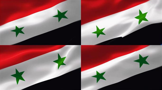 阿拉伯叙利亚共和国叙利亚的4k高度详细的徽章
