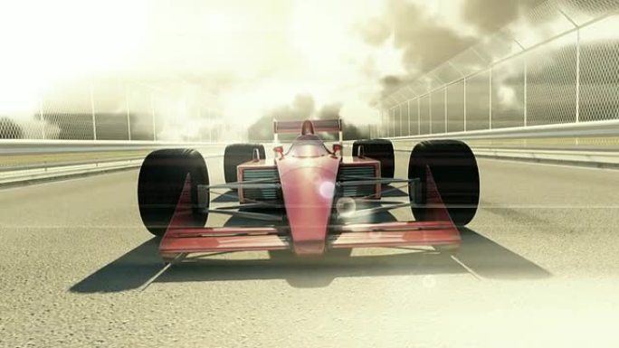 获胜者F1赛车-电影风格