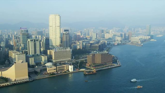 鸟瞰图香港文化中心
