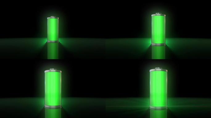 绿色能源可再生能源的电池能量快速充电电压设计