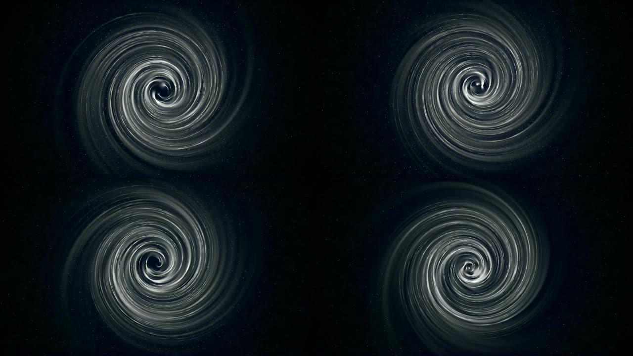 具有无限循环的抽象螺旋图像