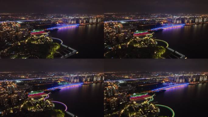 金鸡湖景区夜景