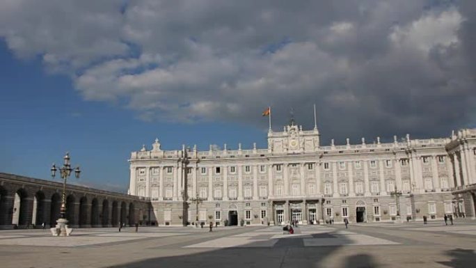 马德里皇宫马德里市中心的主要旅游地标