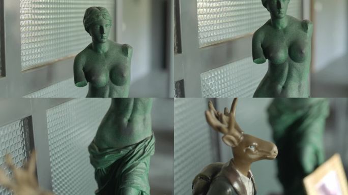 艺术品维纳斯雕像装饰摆设麋鹿