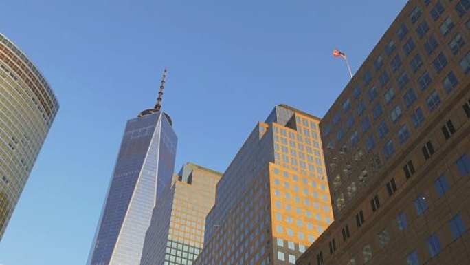 日落之光纽约市自由塔建筑位居美国国旗4k美国榜首