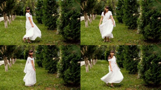 穿着纱丽的印度妇女