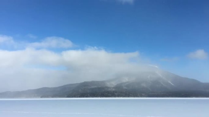 日本北海道阿寒湖 (Akanko)。