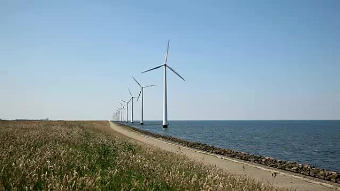 荷兰的风电场