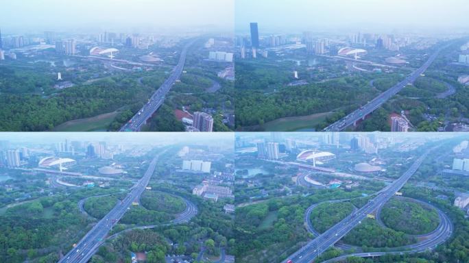 江阴城市全景 4K航拍