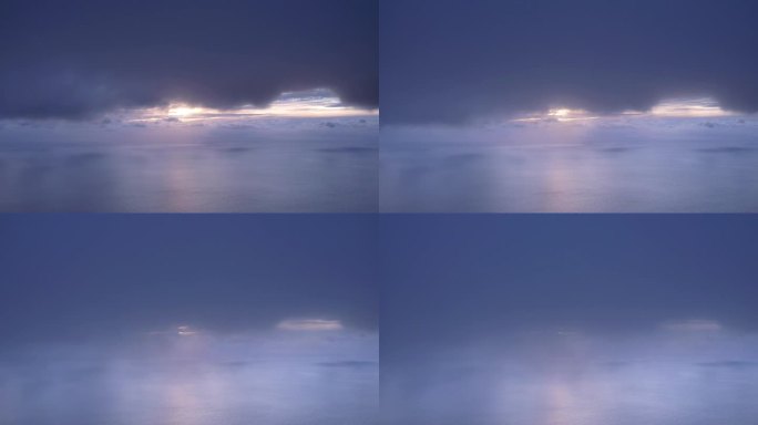 【4K航拍】大海云层之上-飞上云端看余晖