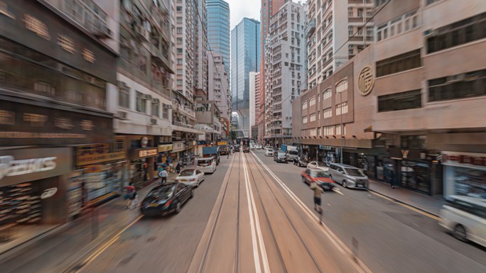 香港城市移动穿梭延时