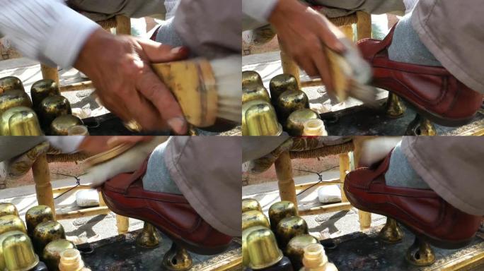 鞋匠旧传统中东工作