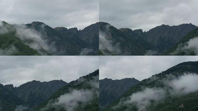 德国新天鹅堡的雾山