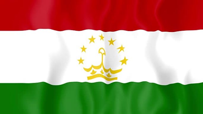 塔吉克斯坦的动画国旗