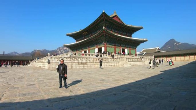 韩国首尔市景福宫的过度失职