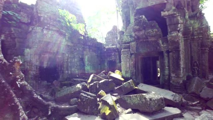 柬埔寨吴哥窟附近的古代遗迹