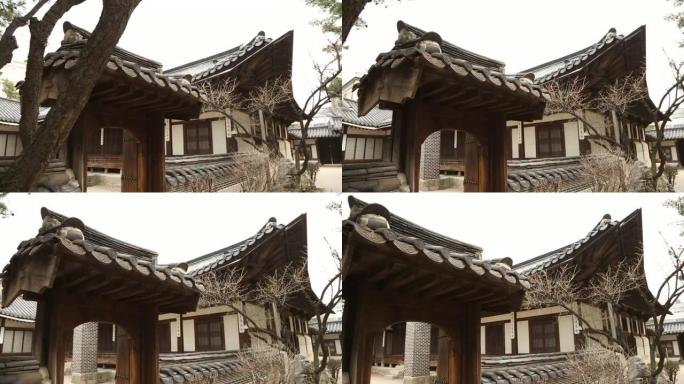 韩国寺庙较小