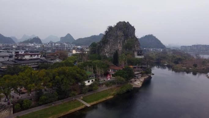 12组桂林 地标 象鼻山 象山区 漓江