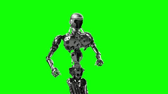 运行机器人，运行机器人渲染3D