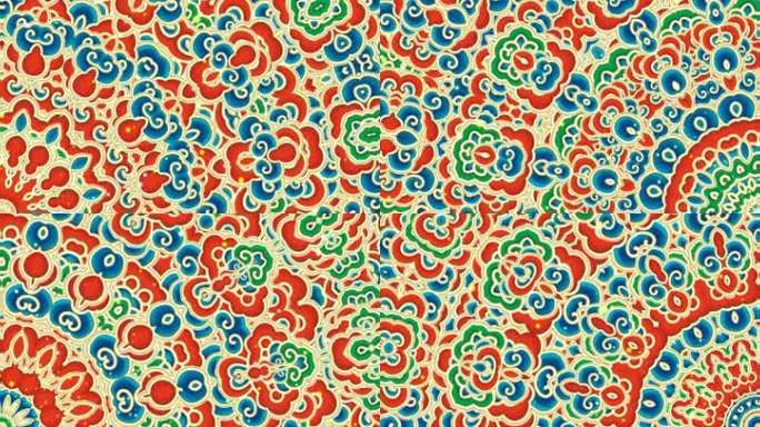 中国美 花纹图腾万花筒