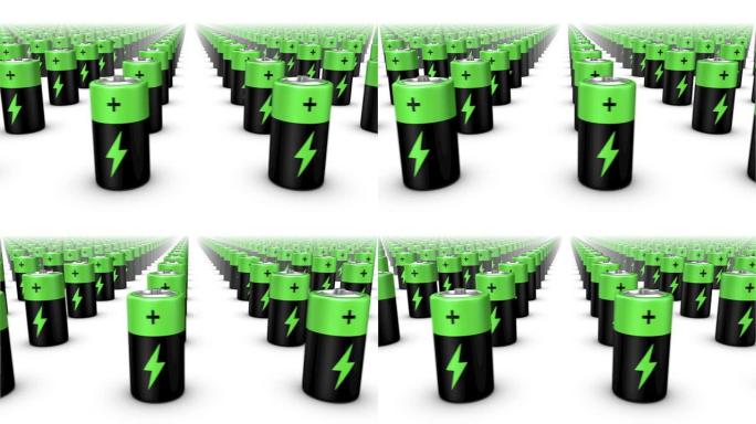 无尽电池前视图循环