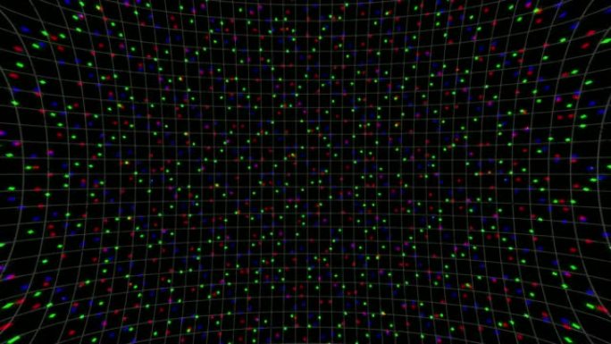 像素视频的动态RGB点，概念颜色显示