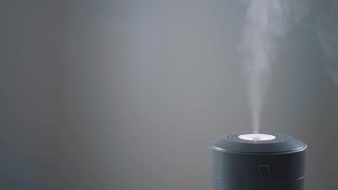 来自电动空气加湿器的蒸汽。